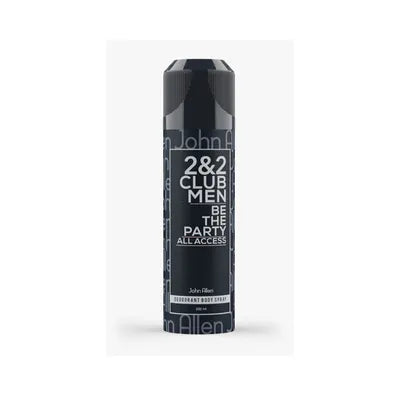 JOHN ALLEN BODY MIST 200ML 2&2 CLUB MEN