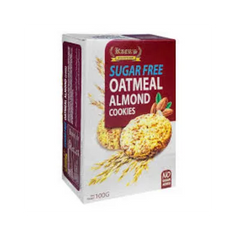 KAERS SUGAR FREE OATMEAL ALMOND COOKIES 100G