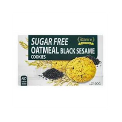 KAERS SUGAR FREE OATMEAL BLACK SESAME COOKIES 100G