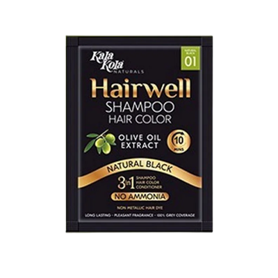 KALA KOLA SHAMPO HAIR COLOUR 01 NATURAL BLACK