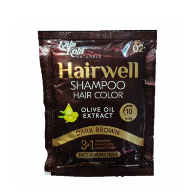 KALA KOLA SHAMPO HAIR COLOUR 02 DARK BROWN