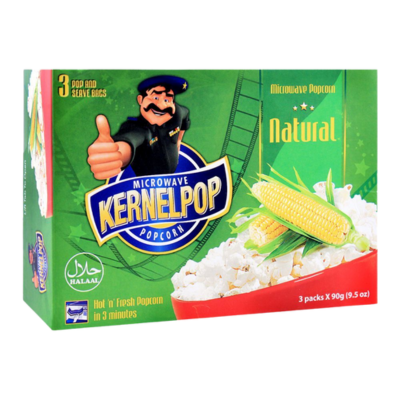 KERNAL POPCORN 90GM 3PCS NATURAL