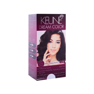 KEUNE DREAM COLOR 4.56 MEDIUM MAHOGANY RED BROWN