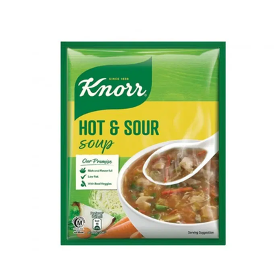 KNORR SOUP HOT N SOUR POUCH