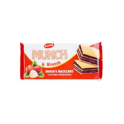 KRAVING MUNCH WAFERS 150GM HAZELNUT