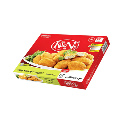 K&N CHICKEN HARAY BHARAY NUGGETS 1KG