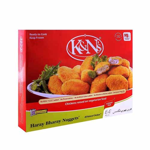 K&N CHICKEN HARAY BHARAY NUGGETS 1KG