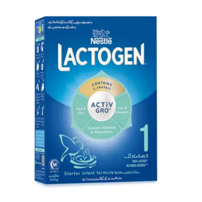 LACTOGEN 1 MILK POWDER 400GM SOFT PACK