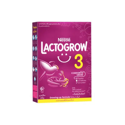 LACTOGROW 3 MILK POWDER 400GM SOFT PACK