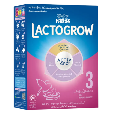 LACTOGROW 3 MILK POWDER 800GM SOFT PACK