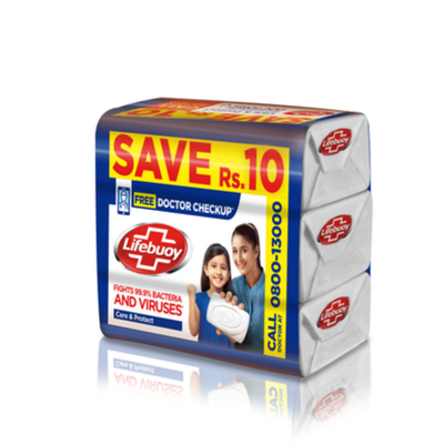 LIFEBUOY SOAP 100GM CARE 3PCS