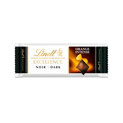 LINDT EXCELLNCE CHOCOLATE 35GM ORANGE INTENSE