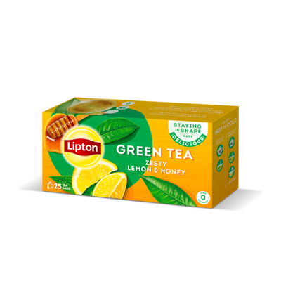 LIPTON GREEN TEA BOX 25PCS LEMON&HONEY