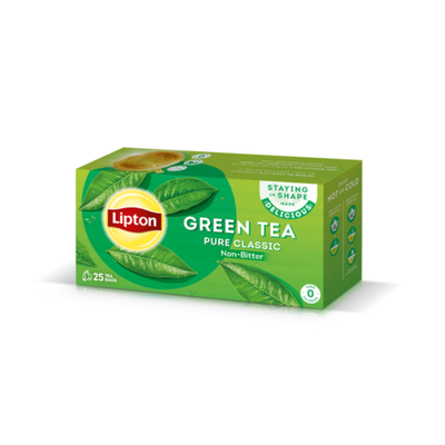 LIPTON GREEN TEA BOX 25PCS PURE CLASSIC