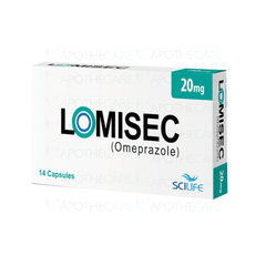LOMISEC 20MG CAP