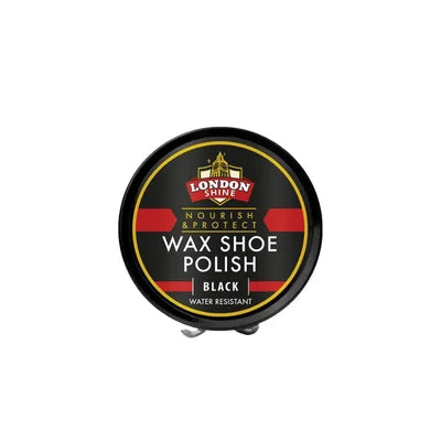 LONDON SHINE WAX SHOE POLISH 48ML BLACK