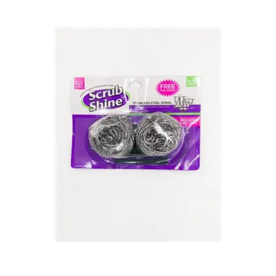 LONDON SHINE STAINLESS STEEL SPIRAL 2PCS BLISTER REGULAR