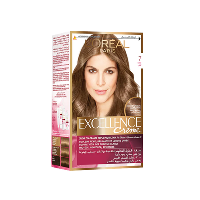 LOREAL EXCELLENCE HAIR COLOR 7 BLONDE