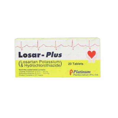 LOSAR TAB PLUS 50/12.5MG