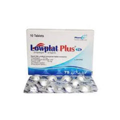 LOWPLAT TAB PLUS 75/75MG