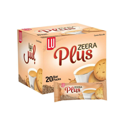 LU ZEERA PLUS BISCUITS BAR PACKS 24S