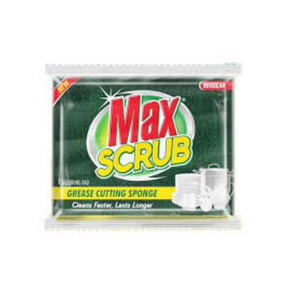 MAX SCRUB WITH SPOUNG SINGLE LARGE