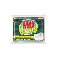 MAX SCRUB WITH SPOUNG SINGLE MEDIUM