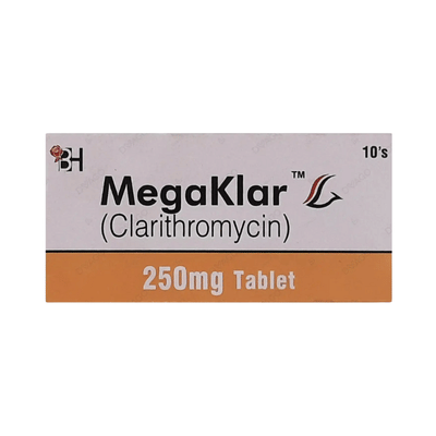 MEGAKLAR TAB 250MG
