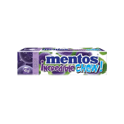 MENTOS INCREDIBLE CHEW GRAPE