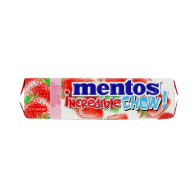 MENTOS INCREDIBLE CHEW STRAWBERY