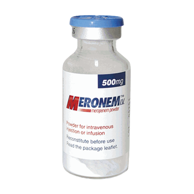 MERONEM INJ 500MG IV   (FREDGE ITEM)   25  ****