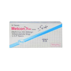 METCON TAB PLUS 500MG/5MG