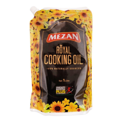 MEZAN COOKING OIL ROYAL 1LITRE STAND UP POUCH