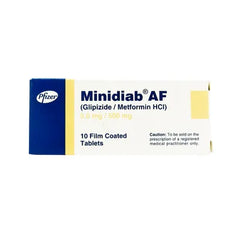 MINIDAB TAB AF 2.5/500MG