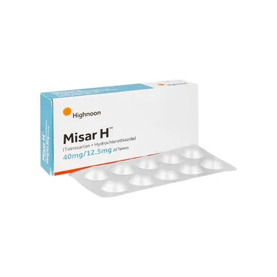MISAR TAB H 40/12.5MG 20S