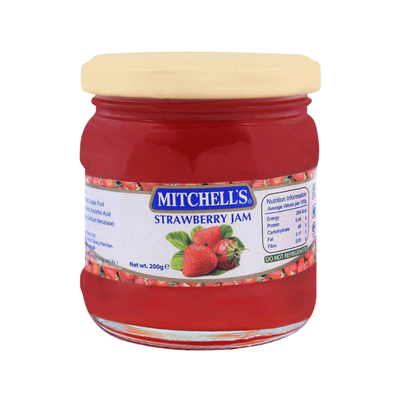 MITCHELLS JELLY 200GM STRAWBERRY