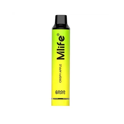 MLIFE DISPISABLE VAPE 10ML CRISPY APPLE