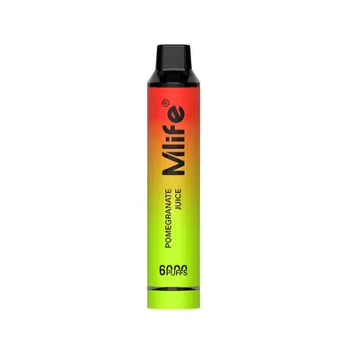 MLIFE DISPISABLE VAPE 10ML POMEGRANATE JUICE