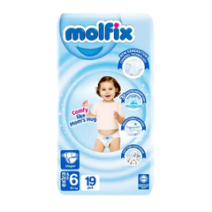 MOLFIX DIAPERS XL 19PCS