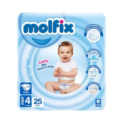 MOLFIX DIAPERS MAXI 25PCS