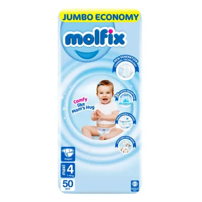 MOLFIX DIAPERS MAXI 50PCS