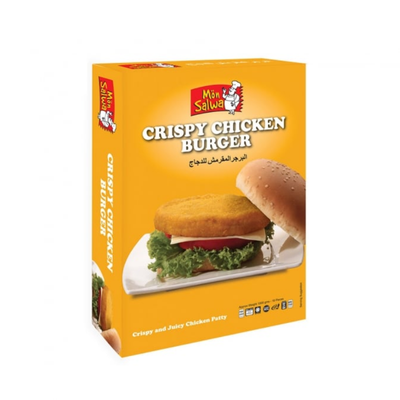 MONSALWA CRISPY CHICKEN BURGER 18PCS POLY PACK