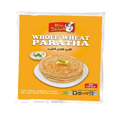 MONSALWA PARATHA WHOLE WHEAT 20PCS