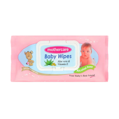 MOTHER CARE BABY WIPES 70PCS PINK