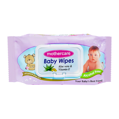 MOTHER CARE BABY WIPES 70PCS PURPLE