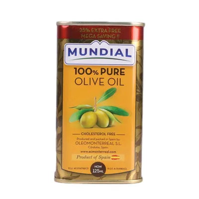 MUNDIAL OLIVE OIL 100%PURE 125ML