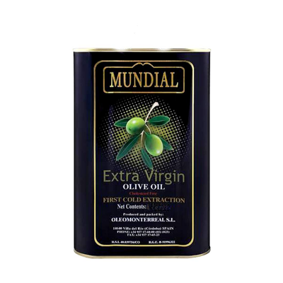 MUNDIAL OLIVE OIL EXTRA VIRGIN TIN 1LITRE