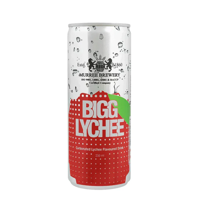 MURREE BREWERY DRINK BIGG LYCHEE CAN 250ML