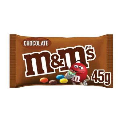 M&MS CHOCOLATE 45GM POUCH