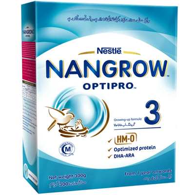 NANGROW 3 MILK PIOWDER 300GM DHA SOFT PACK